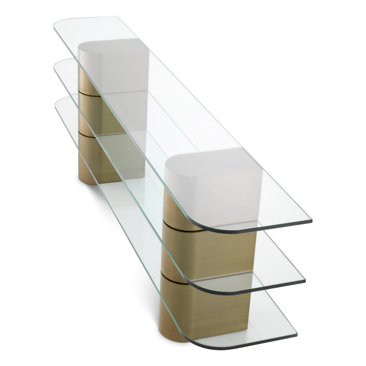 Table console en laiton brossé | Eichholtz Lunden - vue d'ambiance | REMO-HOME
