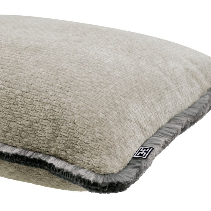 Coussin carré en tissu gris | Eichholtz Paia L
