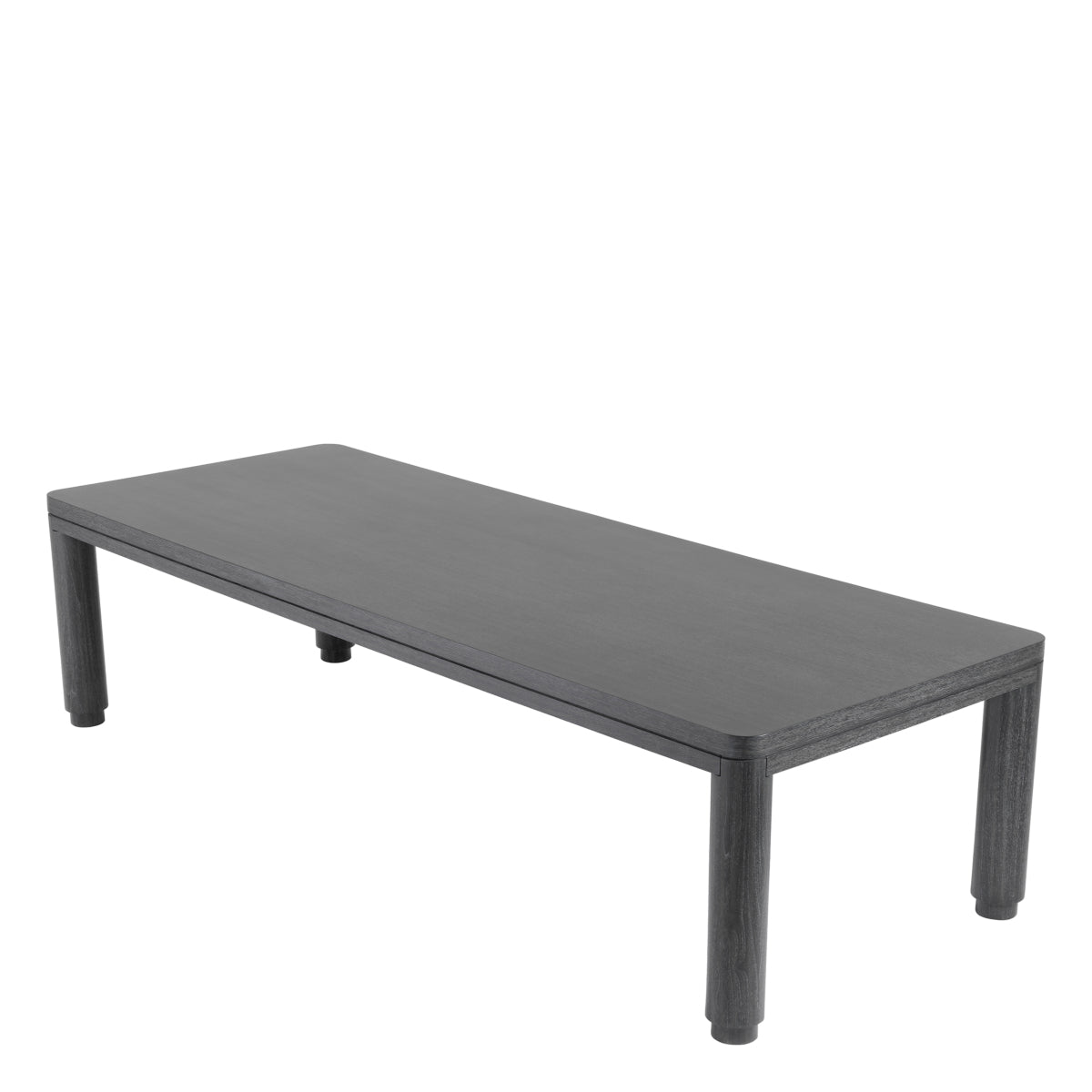 Table de salle à manger en placage chêne gris charbon | Eichholtz Atelier L - vue d'ambiance | REMO-HOME