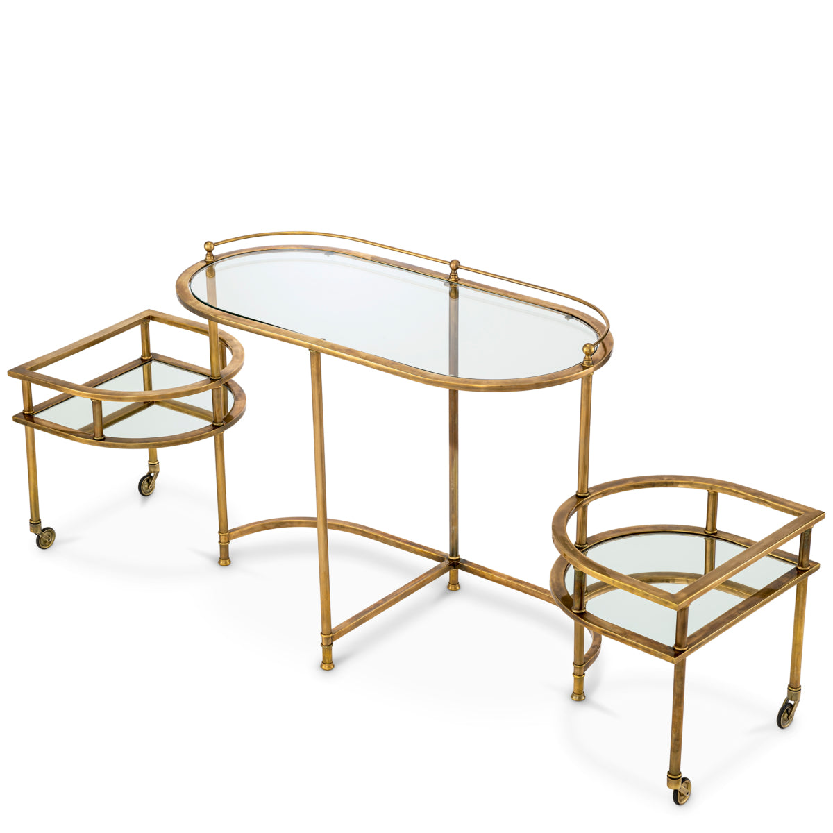 Chariot en laiton vintage | Eichholtz Lavalle - vue d'ambiance | REMO-HOME