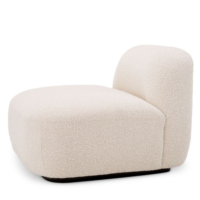 Fauteuil bouclé crème | Eichholtz Bjorn