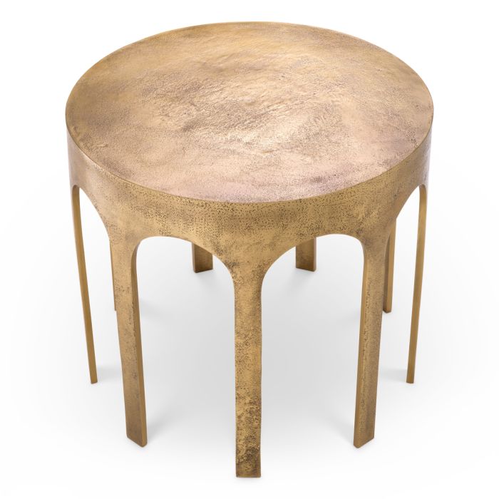 Table d'appoint en laiton vieilli | Eichholtz Gardini