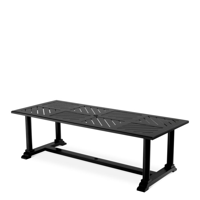 Table extérieure en métal noir | Eichholtz Bell Rive