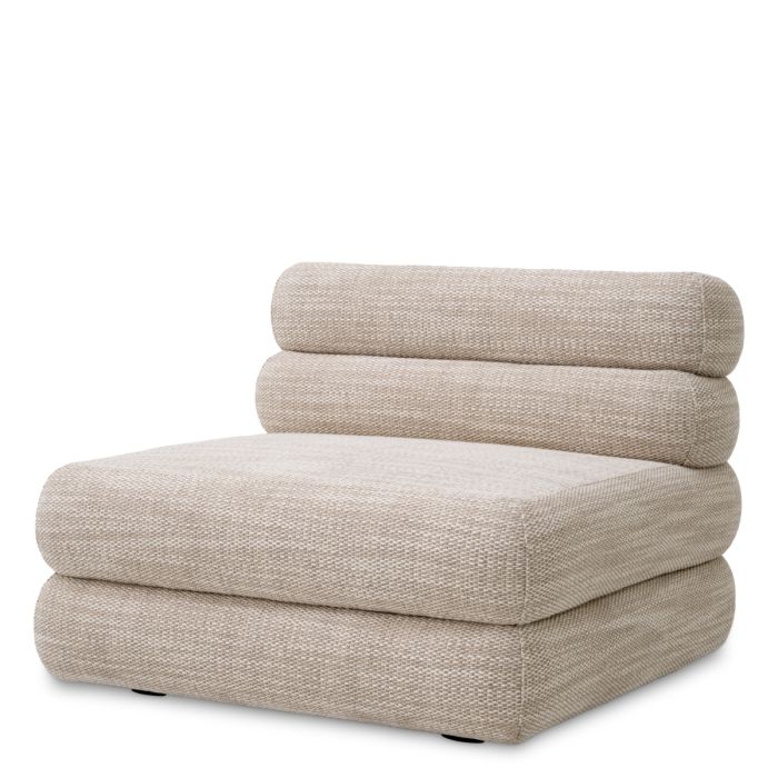 Module central modulable en tissu sable | Eichholtz Malaga