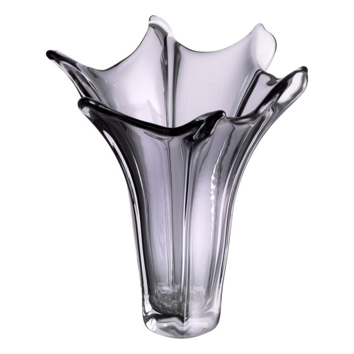 Vase en verre soufflé gris | Eichholtz Sutter