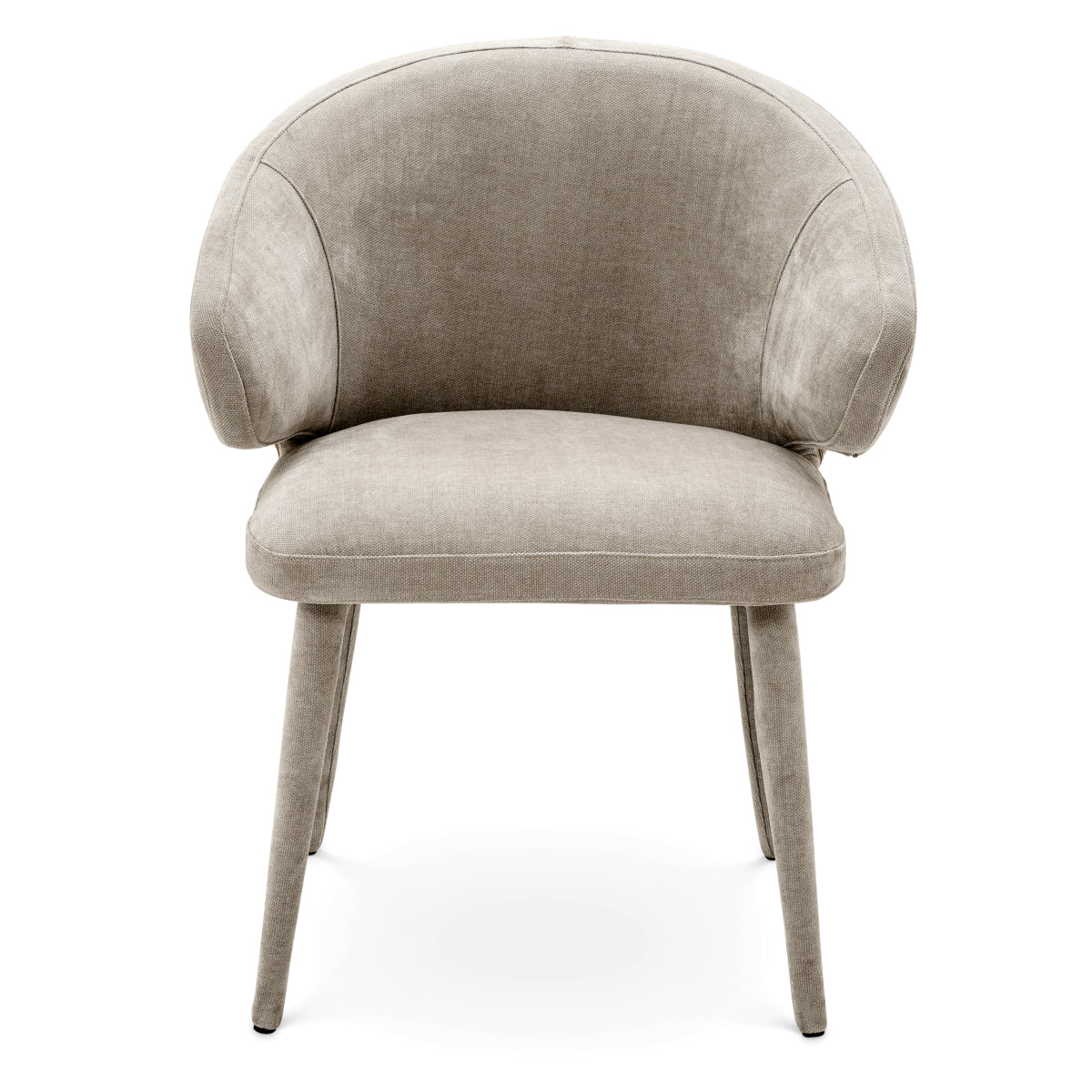 Chaise de salle à manger en clarck sand | Eichholtz Cardinale - vue d'ambiance | REMO-HOME