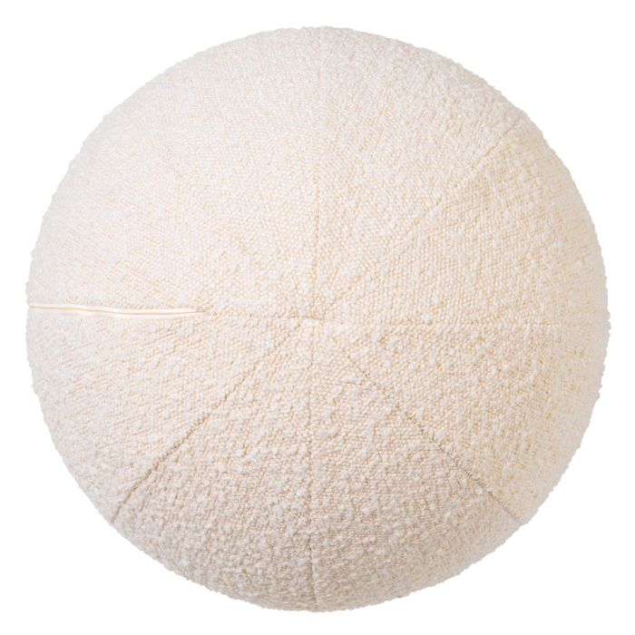 Coussin rond bouclé crème | Eichholtz Palla L