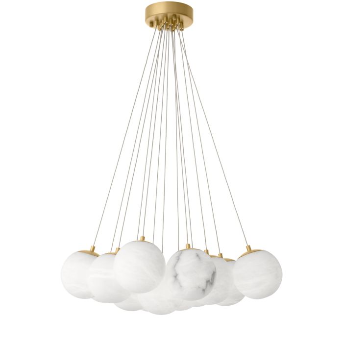 Lustre doré en albâtre | Eichholtz Sphinx S