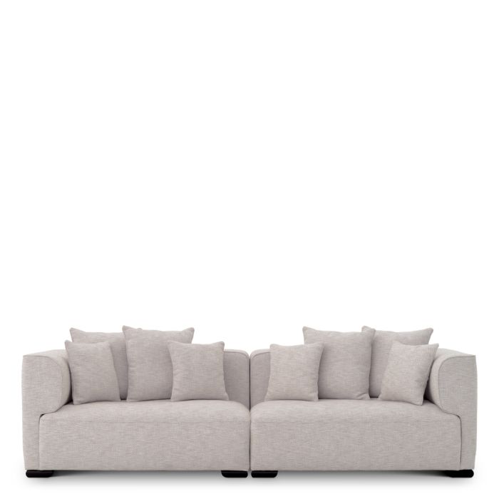 Canapé 3 places en tissu beige | Eichholtz Xylon