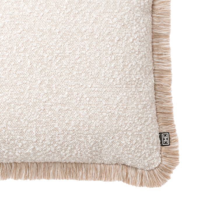 Coussin carré bouclé crème | Eichholtz Nami S
