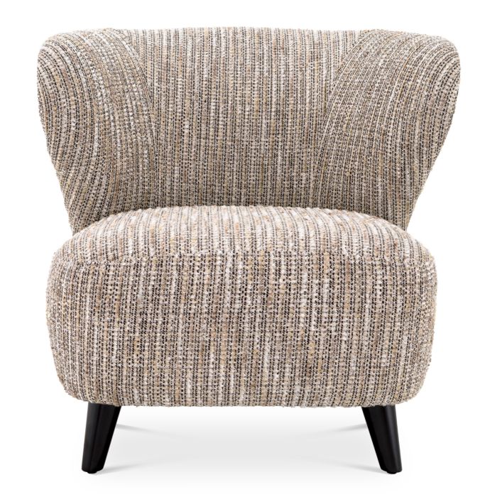 Fauteuil en tissu beige | Eichholtz Hydra