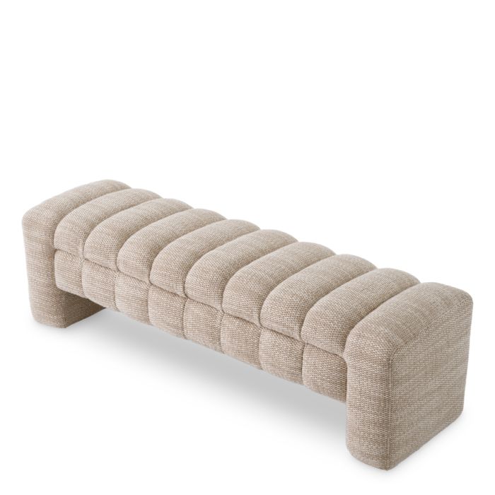 Banc en tissu sable | Eichholtz Taranto