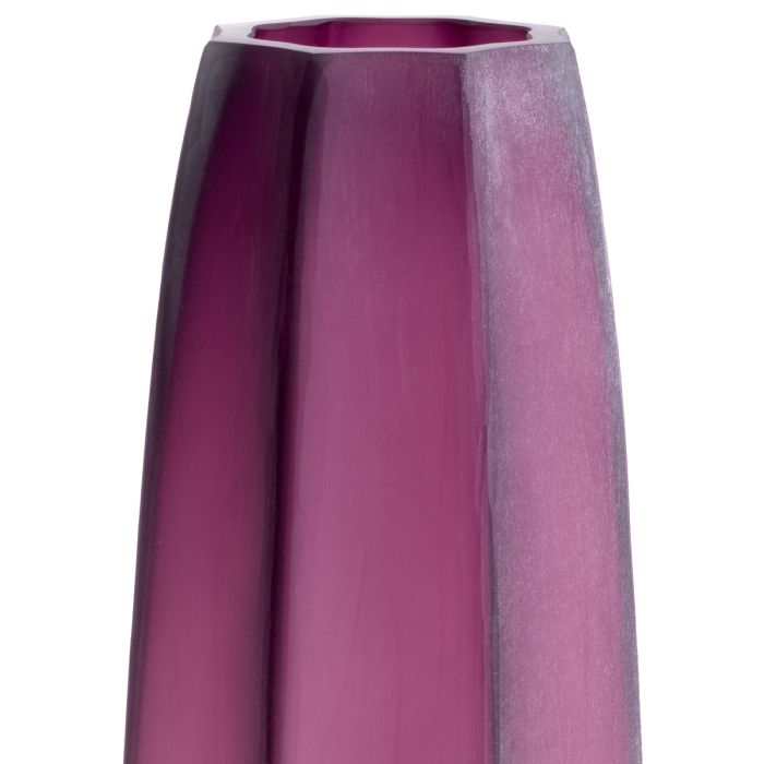 Vase en verre soufflé violet | Eichholtz Tiara L