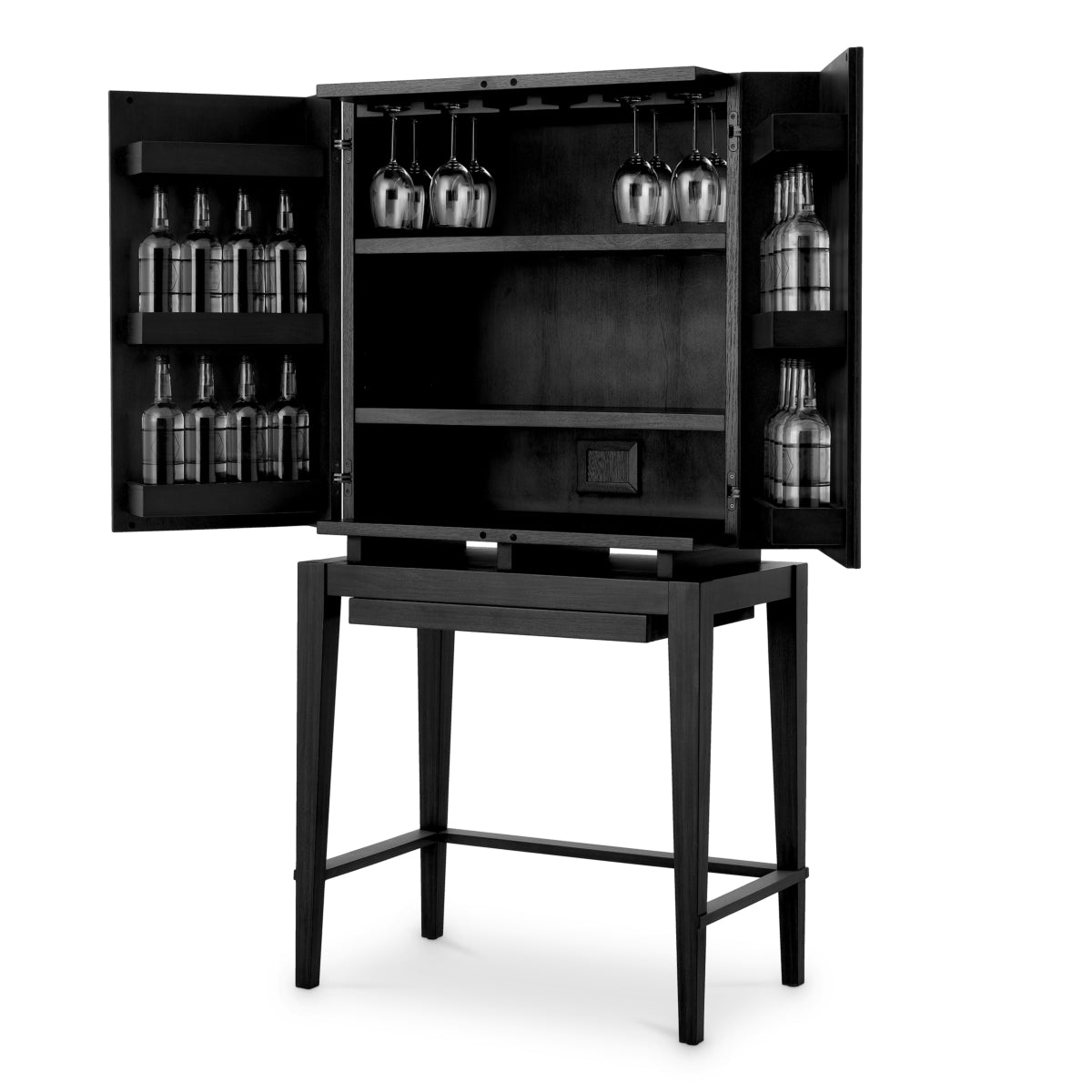 Buffet en placage chêne gris charbon | Eichholtz Dimitrios - vue d'ambiance | REMO-HOME
