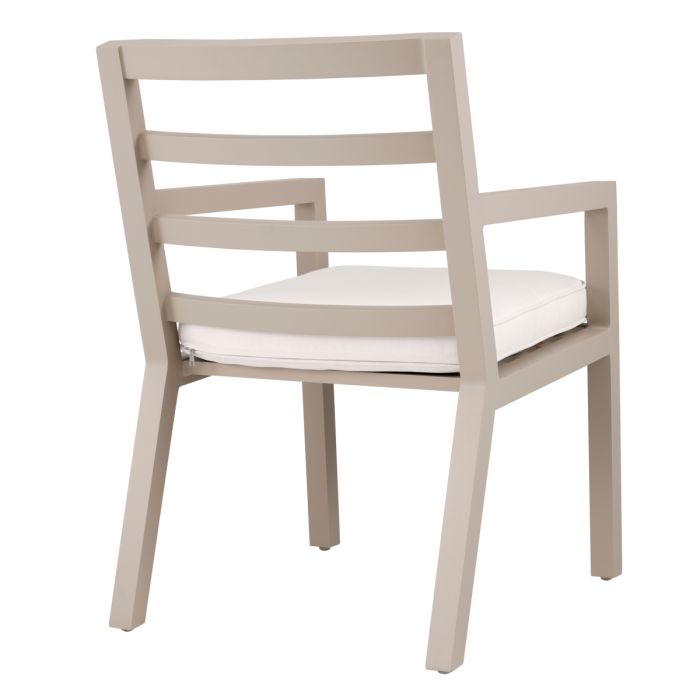 Chaise extérieure en métal sable | Eichholtz Delta