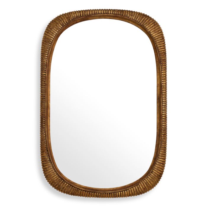 Miroir oval en laiton vieilli | Eichholtz Casimir