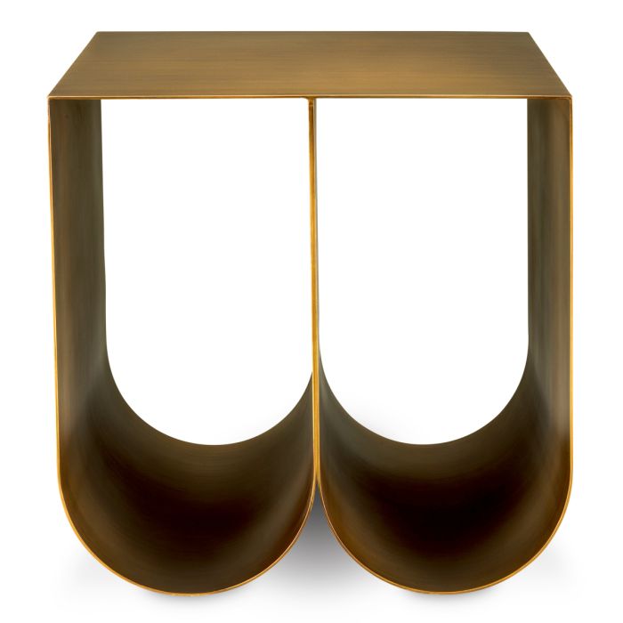 Table d'appoint en laiton brossé | Eichholtz Rafaello