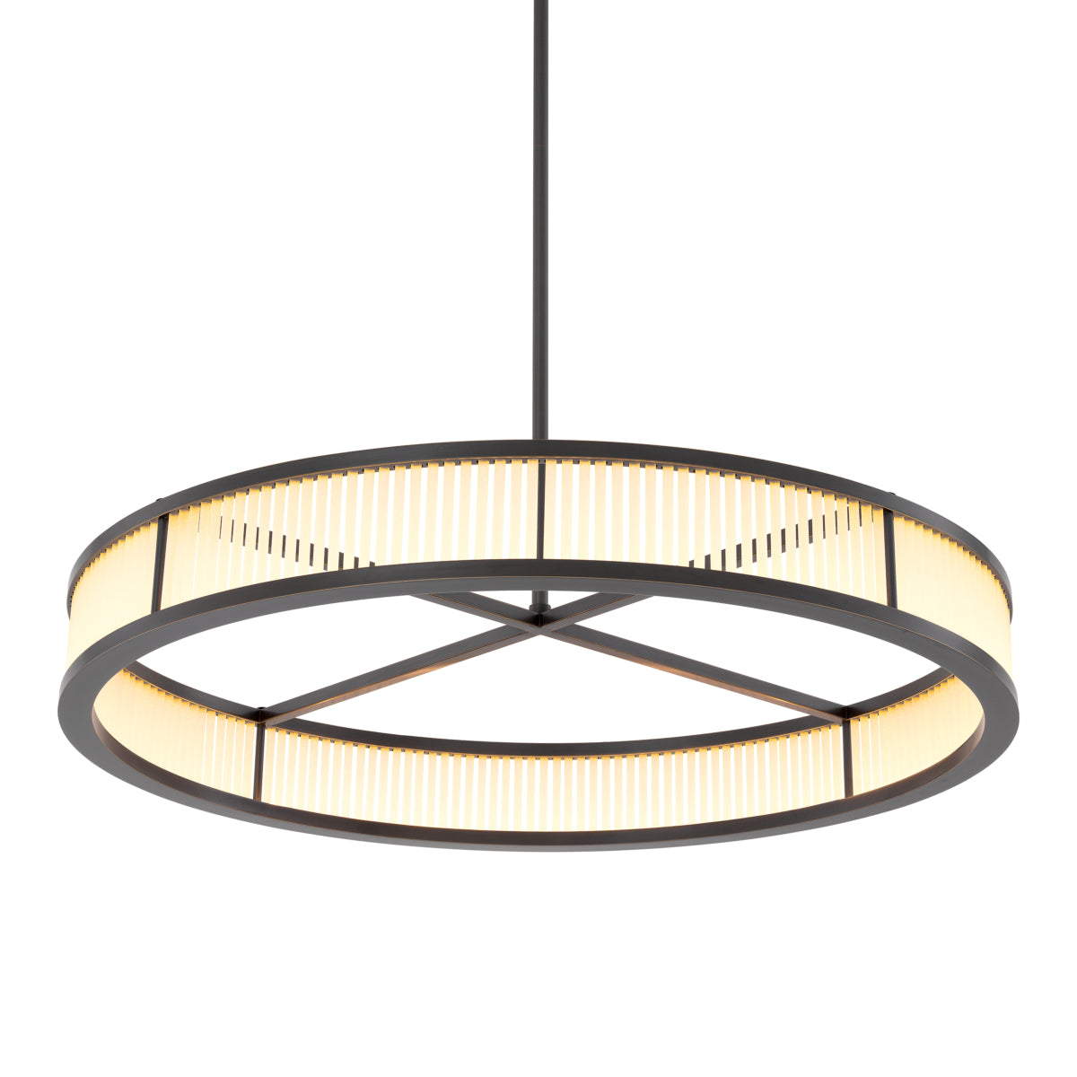 Chandelier en laiton antique 70 cm | Eichholtz Thibaud L - vue d'ambiance | REMO-HOME