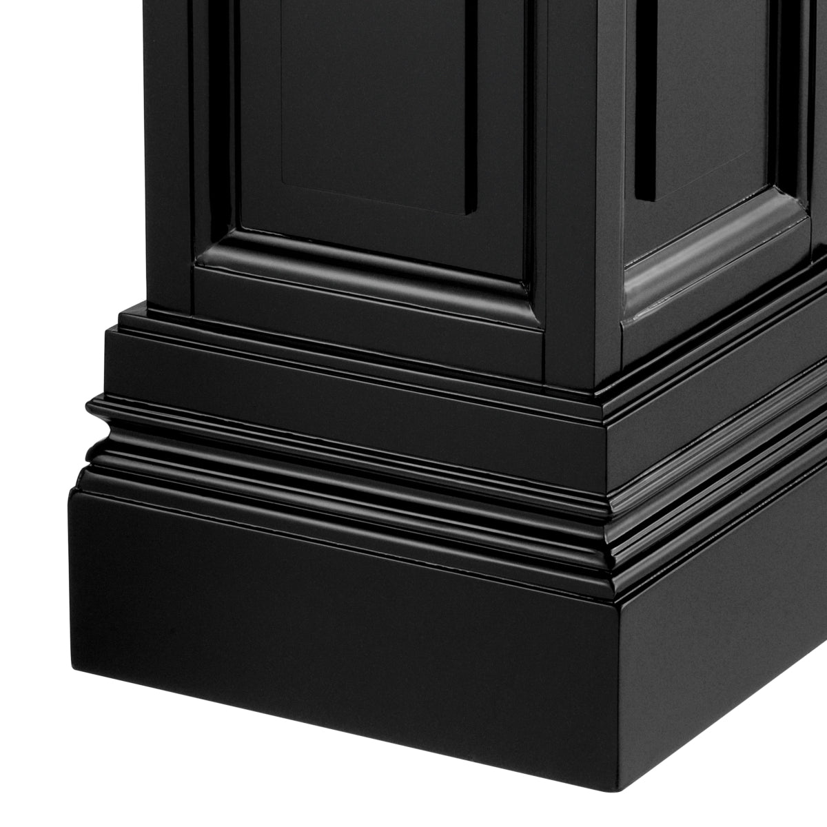 Colonne en finition noire cirée 100 cm | Eichholtz Salvatore M - vue d'ambiance | REMO-HOME
