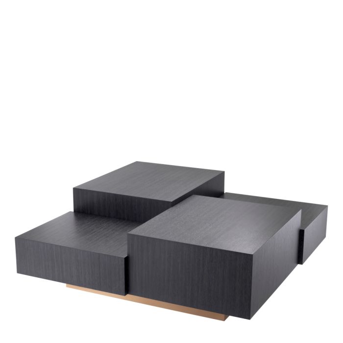 Table basse en chêne anthracite | Eichholtz Nerone