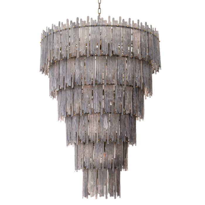 Lustre doré en verre fumé | Eichholtz Saint Roch XXL