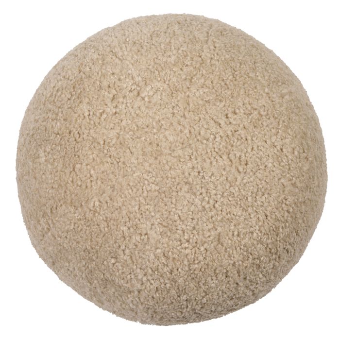 Coussin rond molletonné sable | Eichholtz Palla L