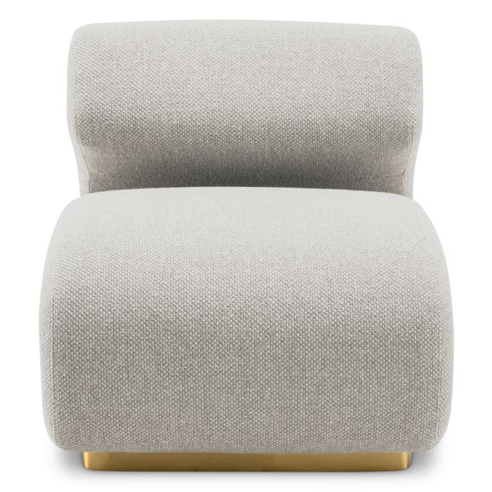 Fauteuil en tissu gris | Eichholtz Sansome
