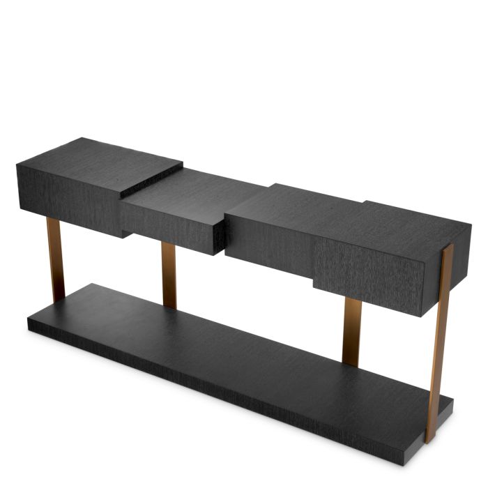 Console en chêne anthracite | Eichholtz Nerone