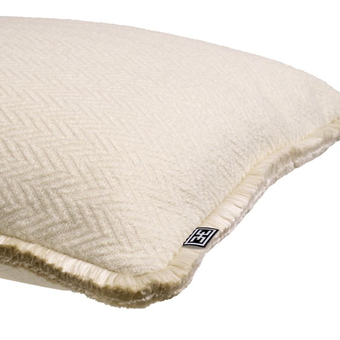 Coussin rectangulaire en tissu crème | Eichholtz Kauai