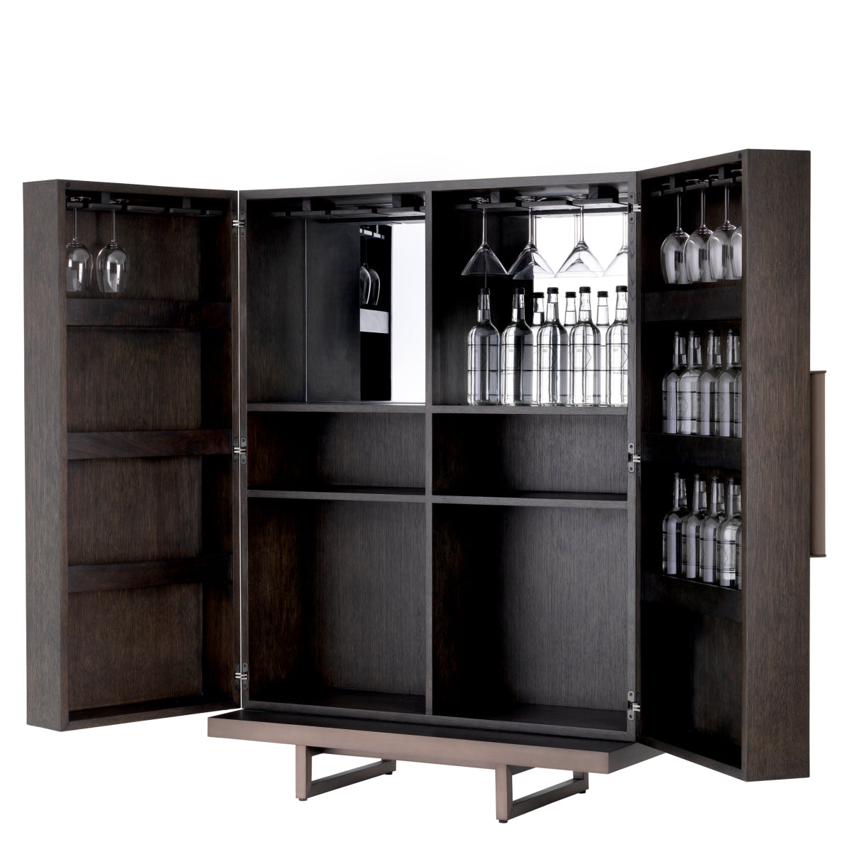 Buffet en chêne moka et bronze | Eichholtz Harrison - vue d'ambiance | REMO-HOME