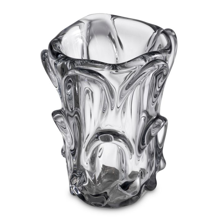 Vase en verre soufflé transparent | Eichholtz Aila L