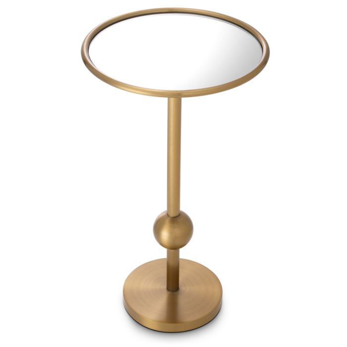 Table d'appoint dorée en verre miroir | Eichholtz Narciso