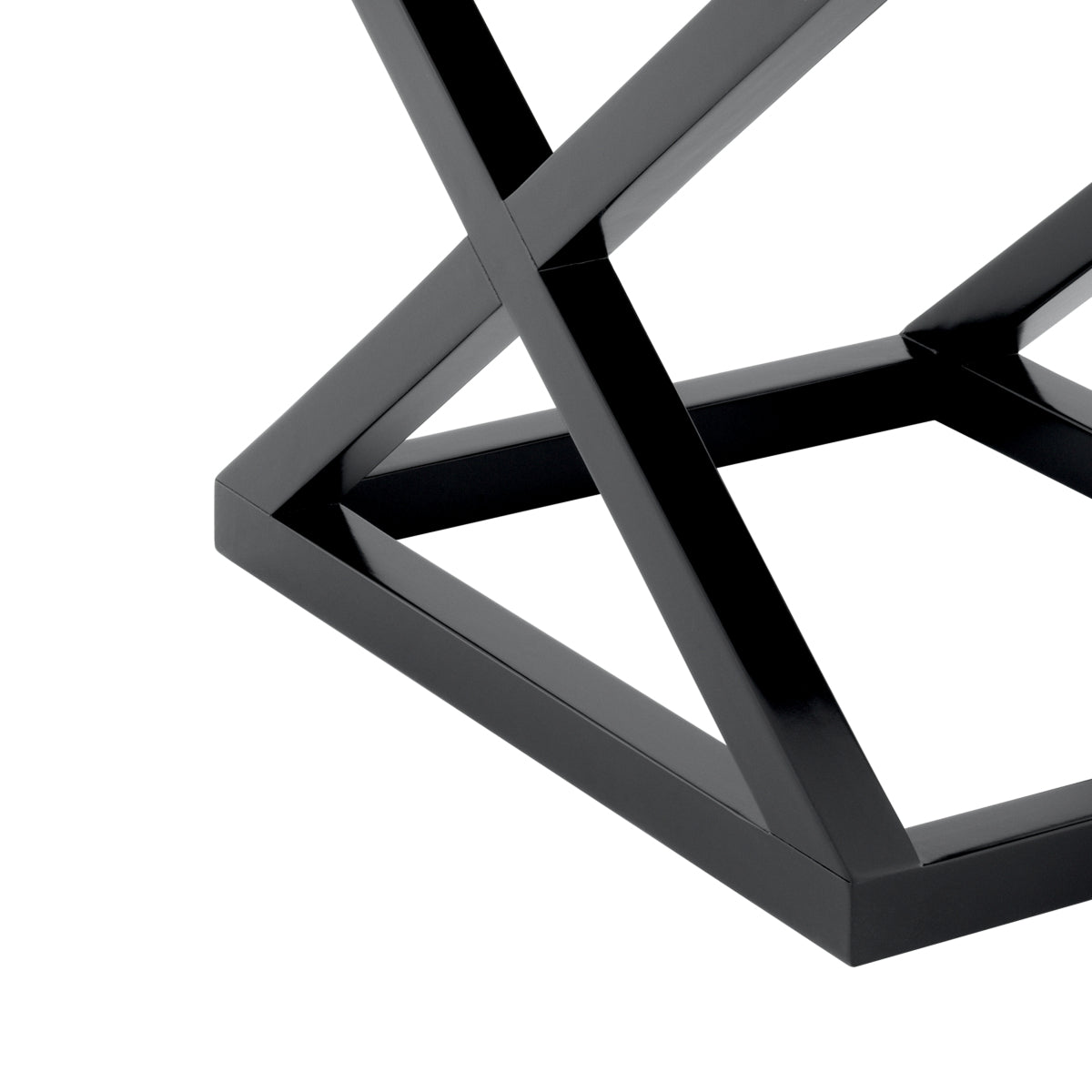 Table d'appoint en noir ciré | Eichholtz McArthur - vue d'ambiance | REMO-HOME