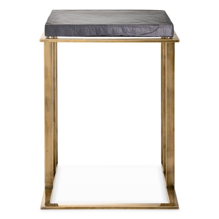 Table d'appoint dorée en verre soufflé | Eichholtz Crescent