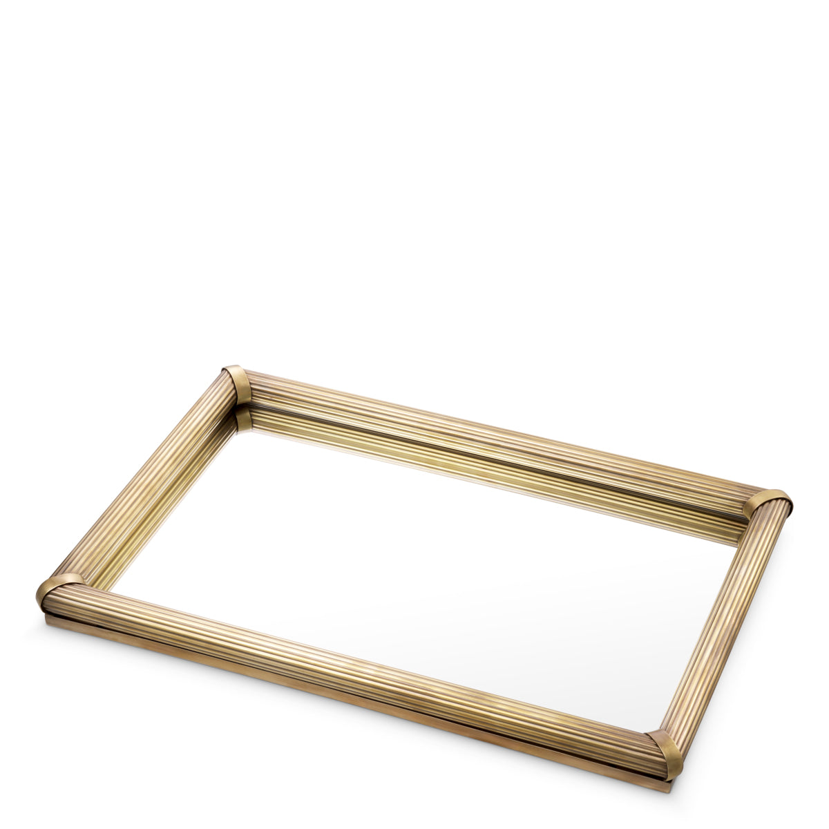 Plateau en laiton vintage | Eichholtz Lenora - vue d'ambiance | REMO-HOME