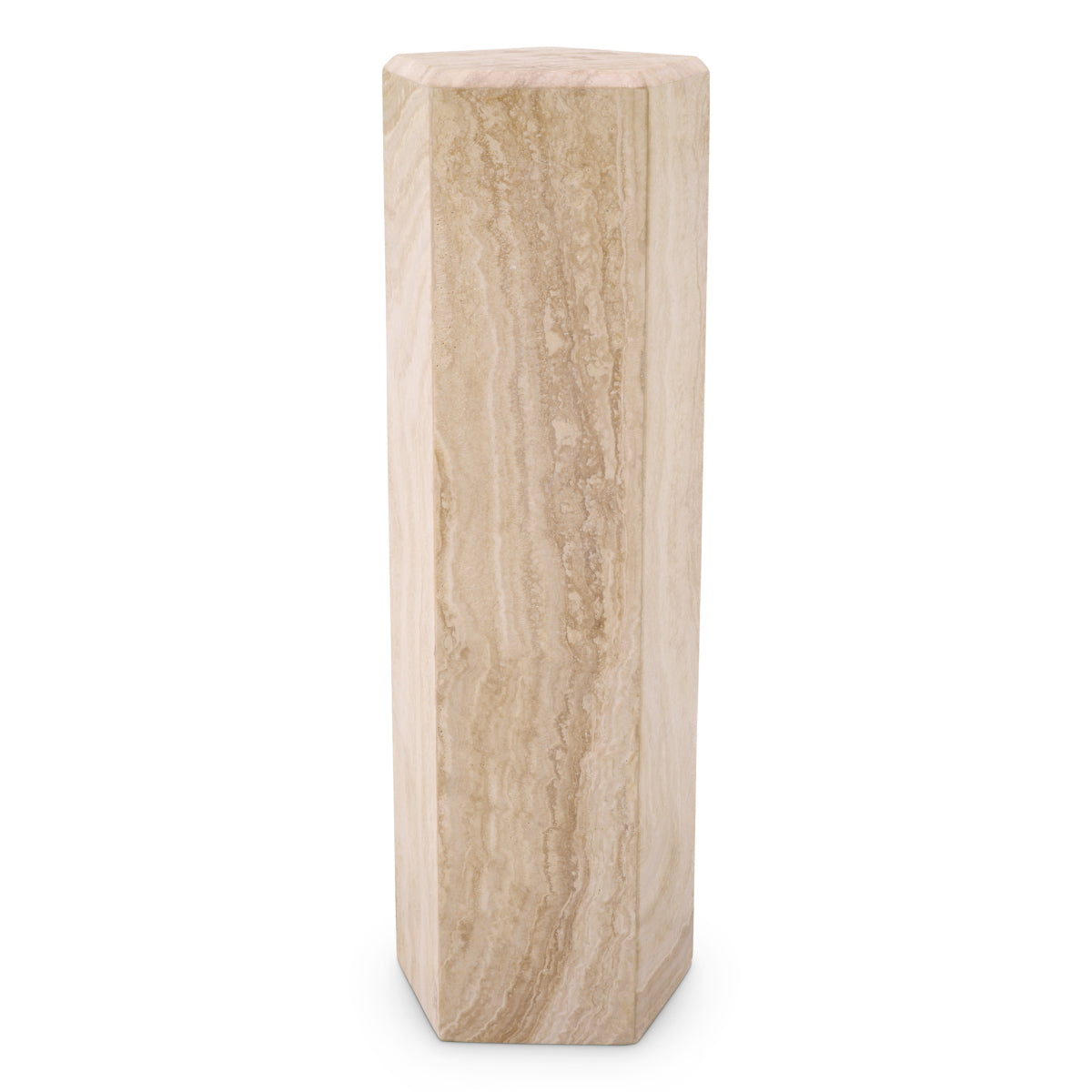 Colonne en travertin | Eichholtz Cuneo L - vue d'ambiance | REMO-HOME