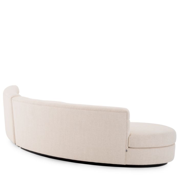 Canapé 4-5 places en tissu beige | Eichholtz Lennox