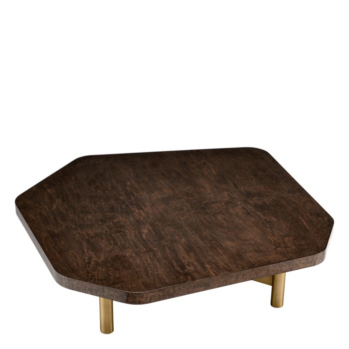 Table basse dorée en érable brillant | Eichholtz Oracle
