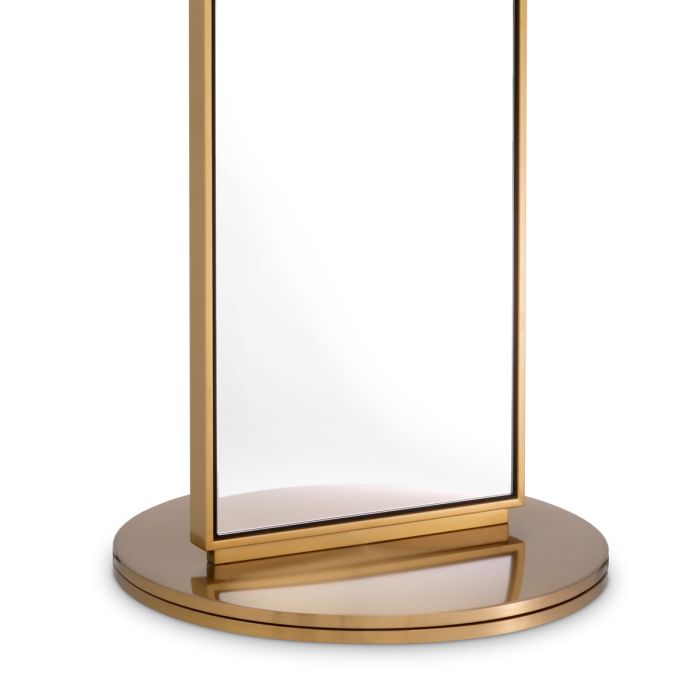 Miroir sur pied en laiton brossé | Eichholtz Novo