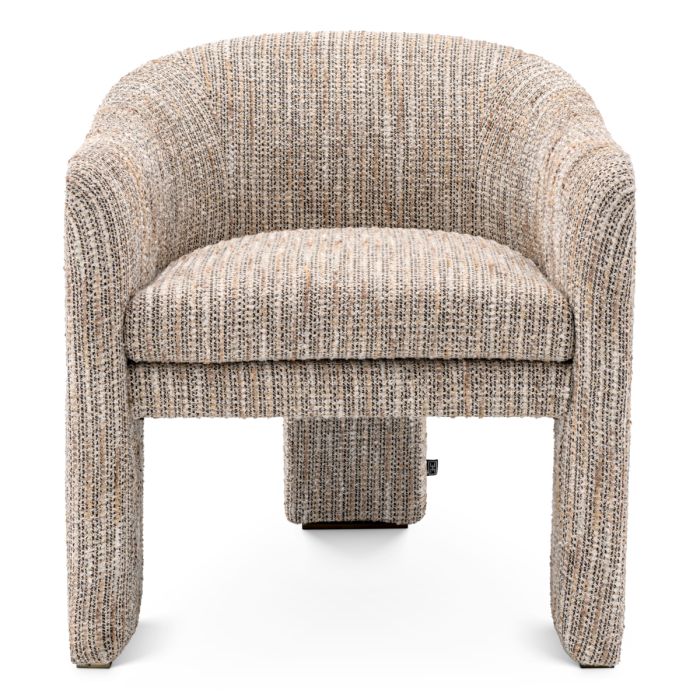 Fauteuil en tissu beige | Eichholtz Pebbles