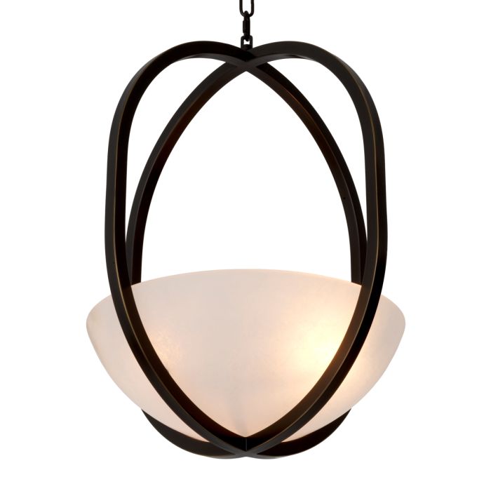 Lustre en bronze et albâtre | Eichholtz Scapa