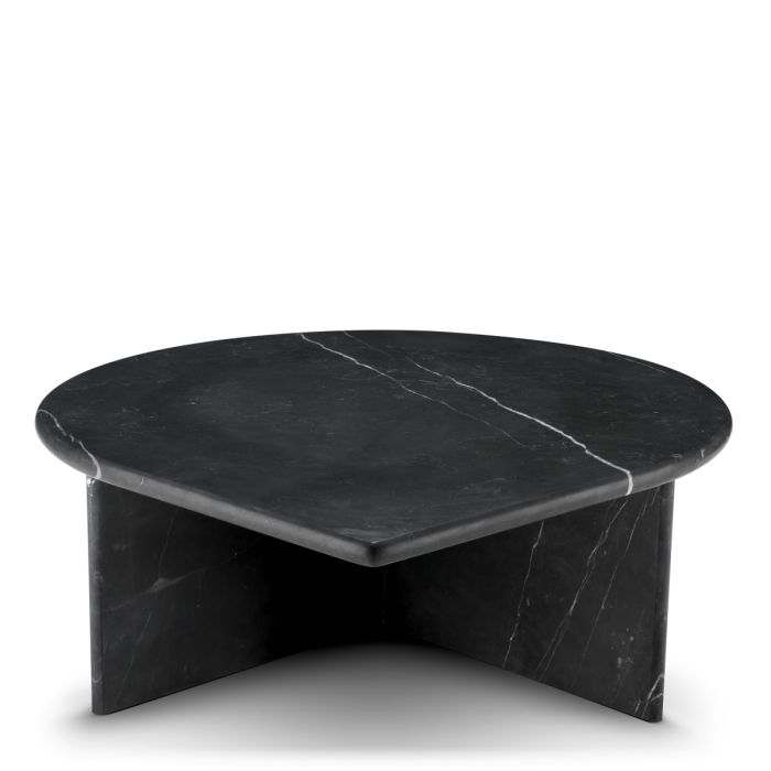 Table basse en marbre noir (lot de 3) | Eichholtz Naples