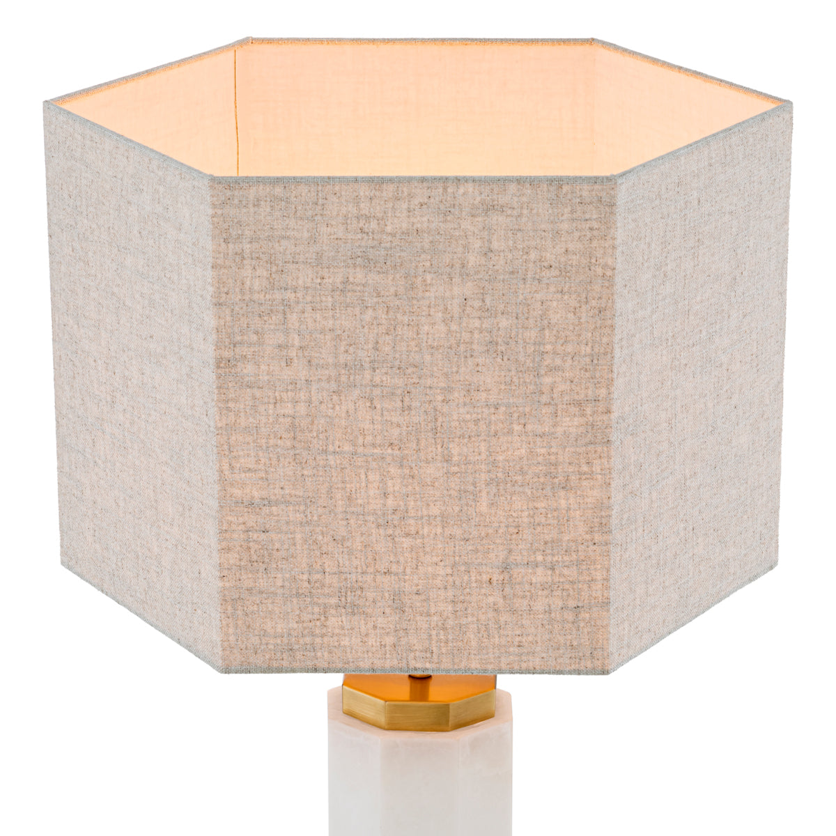 Lampe de table en alabastre avec abat-jour | Eichholtz Newman - vue d'ambiance | REMO-HOME
