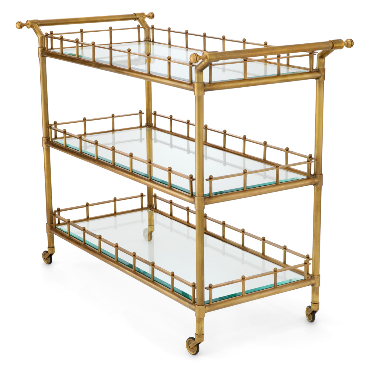 Chariot en laiton vintage | Eichholtz Scarlett L - vue d'ambiance | REMO-HOME