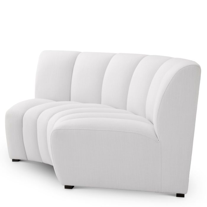 Module d'angle en tissu blanc | Eichholtz Lando