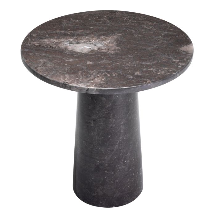 Table d'appoint en marbre gris | Eichholtz Terry
