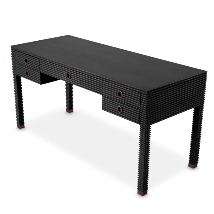 Bureau en chêne gris anthracite | Eichholtz Dimitrios