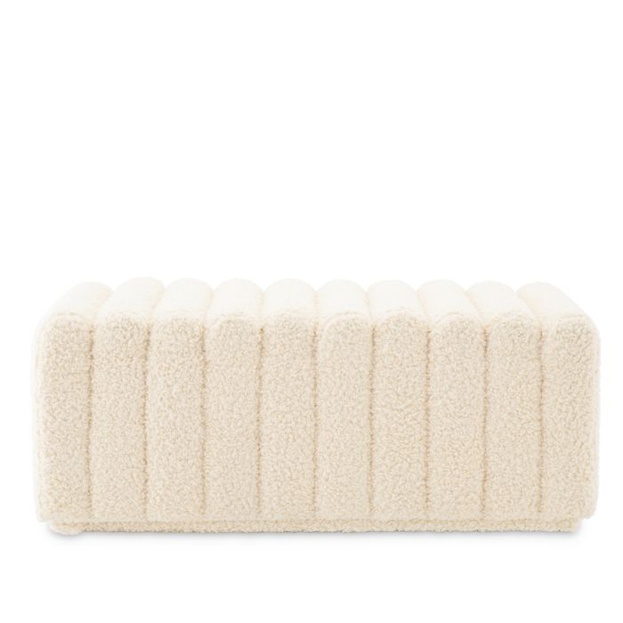 Banc molletonné blanc | Eichholtz Bente