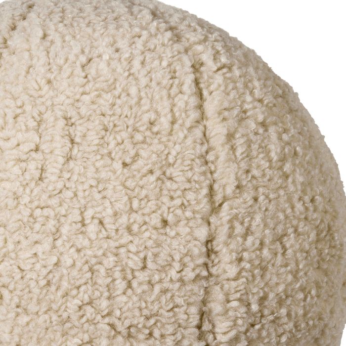 Coussin rond molletonné crème | Eichholtz Palla S