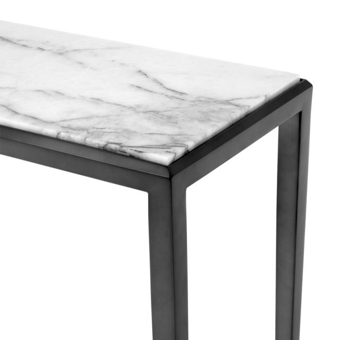 Console en bronze et marbre blanc | Eichholtz Henley S